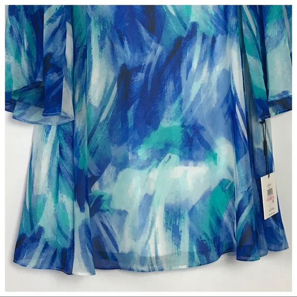 Calvin Klein Brush Stroke Print Long Sleeve - Picture 8 of 12